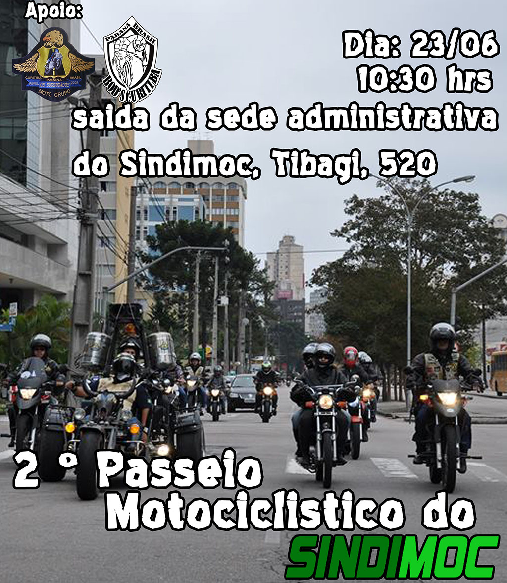 2º Passeio Motociclístico Sindimoc